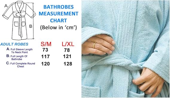 Combed Cotton Velour Embroidered Bath Robe – Luxury Hotel & Spa Robe for Men & Women