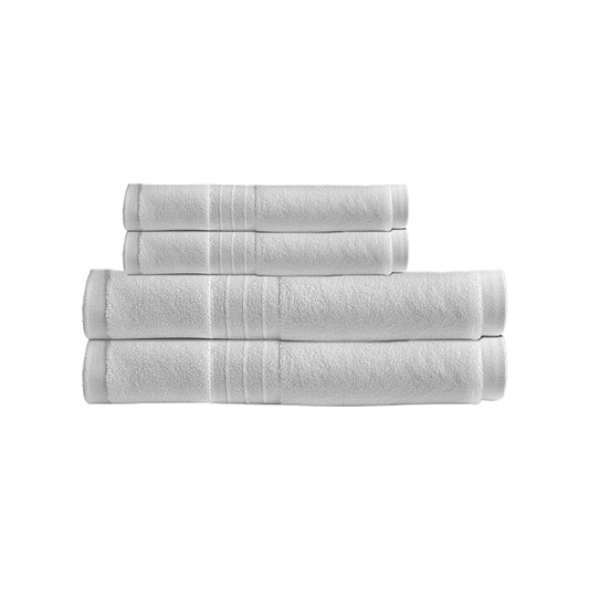 Luxury Egyptian Cotton Bath & Hand Towel Set – 2 Bath Towels & 2 Hand Towels